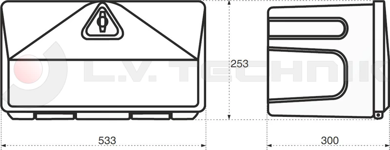 Stabilo Toolbox 533 x 253 x 300