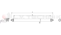 Front three-way tipping beam 3.5t