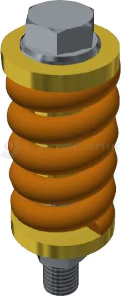 Elastic fixing system M18x140