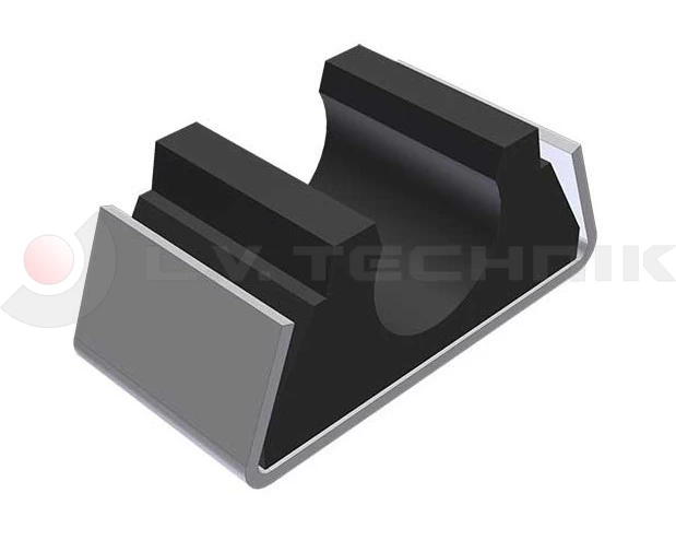 Roof member bracket for tube Ø35 HS:87169090 Made In Italy.