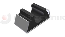 Roof member bracket for tube Ø35 HS:87169090 Made In Italy.