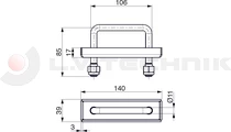 Lashing ring 95x85