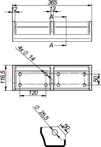 Rolling Support ( 4 pcs Rubber )