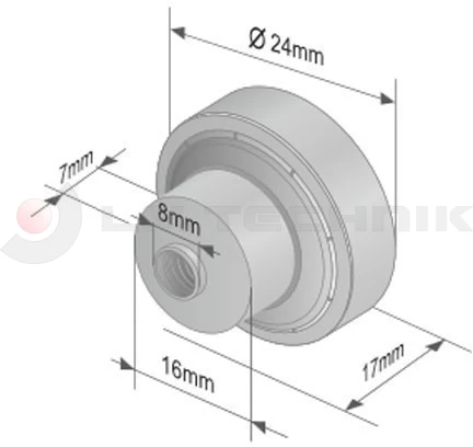 Görgő 24mm