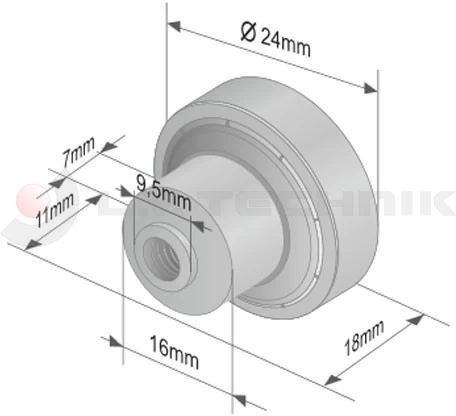 Roller 24mm