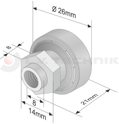 Roller 26mm