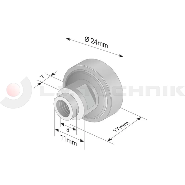 Görgő 24mm Sesam