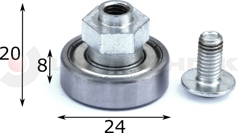 Roller 24mm