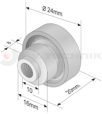 Roller 24mm