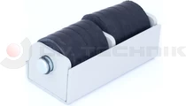 Double roller bumper MINI zinc plated housing