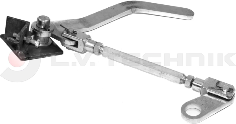 Over-center tipper lock with 24mm right