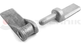 Komplett zsanér 15mm