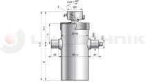 Hydralic cylinder 2057/6stage/7-14t