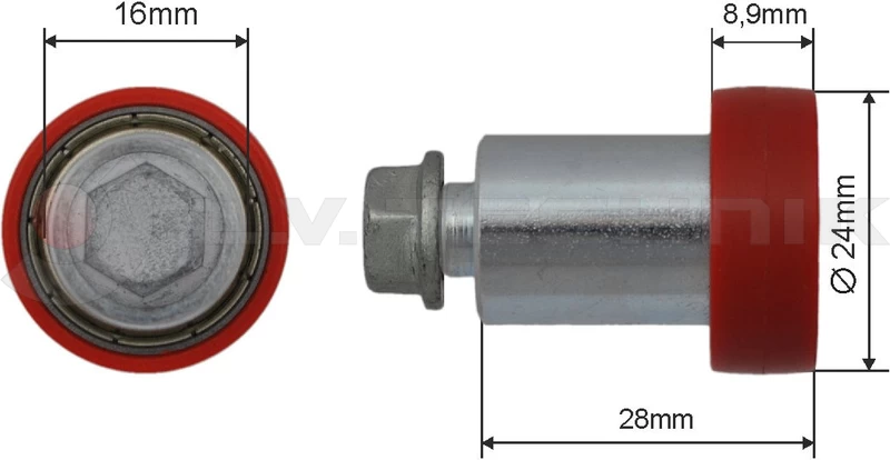 Görgő 24mm Versus