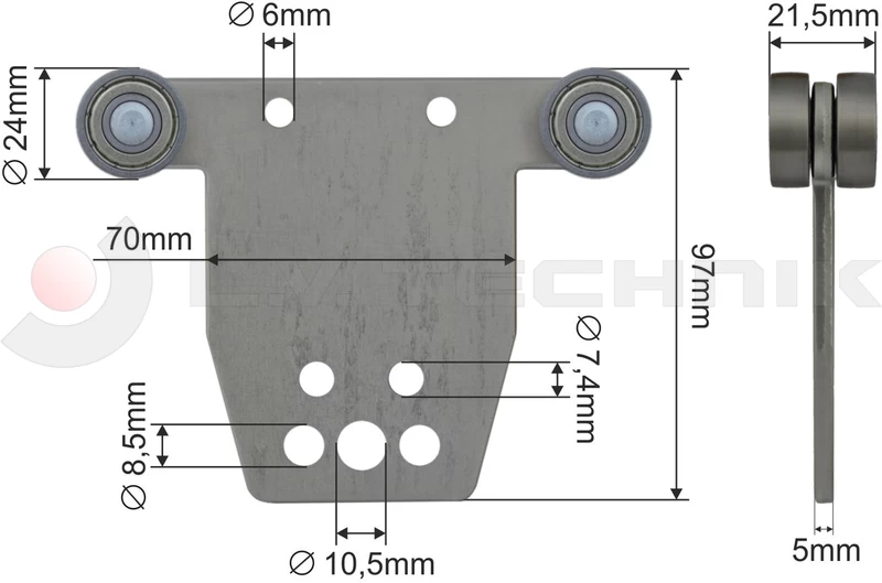 Roller Hestal 24mm