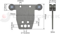 Roller Hestal 24mm