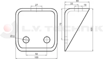 Body mounting bracket Actros