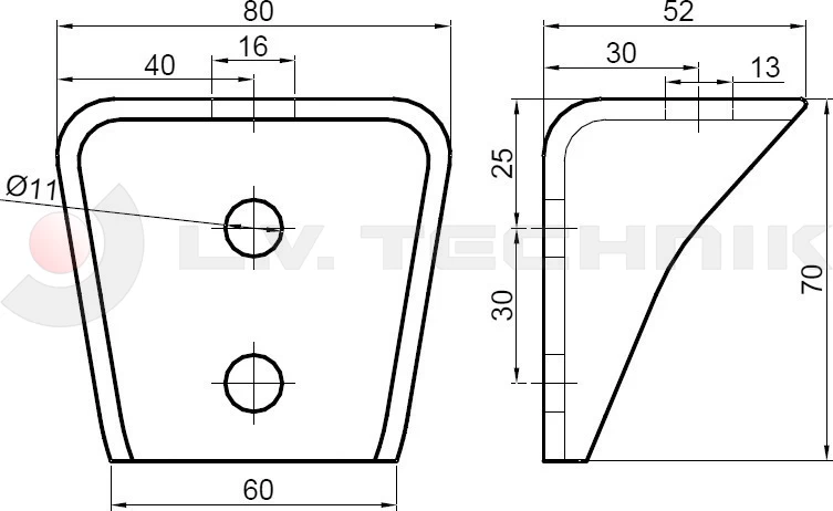 Body mounting bracket 