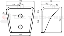 Body mounting bracket 