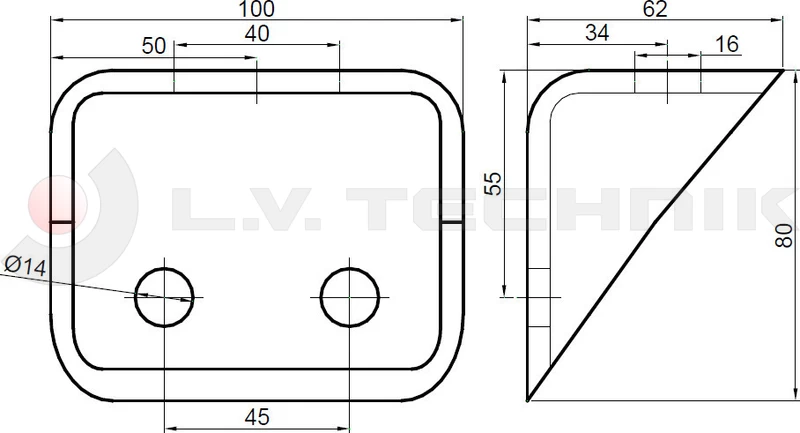 Body mounting bracket