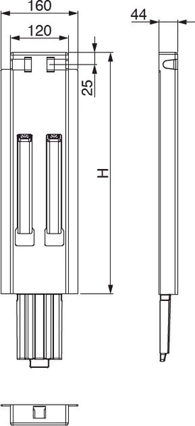 Billencs rakonca 800 30mm középső