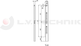 Tipper pillar 1000 wedge 30mm front right