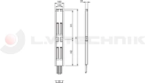 Tipper pillar 1000 wedge 30mm middle