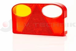 Left lampshade with a reversing light left