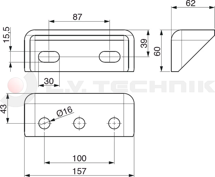 Body mounting bracket
