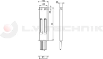 Billencs rakonca 600 30mm középső