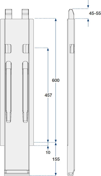 Rakonca Kinnegrip K20 600 középső TOP