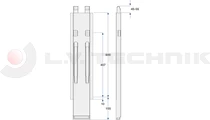 Rakonca Kinnegrip K20 600 középső TOP