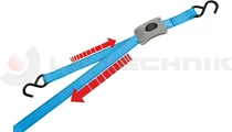 Lashing strap 500kg 2,5m snap lock