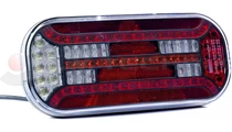 LED rear lamp 6 functions with plate number light left