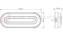 Clearance marker LED white