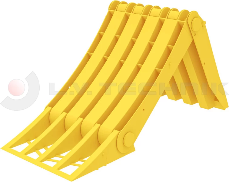 Foldable plastic wheel chock F53