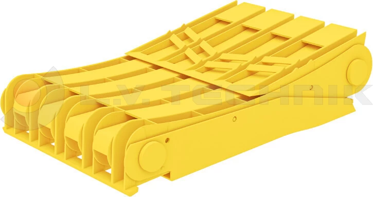 Foldable plastic wheel chock F53