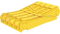 Foldable plastic wheel chock F53