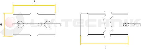 Fixing support for foldable wheel chock double