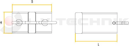 Fixing support for foldable wheel chock