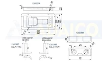 Lock for tube 16mm inox