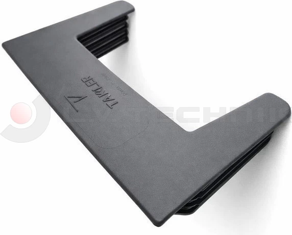 PVC cap for rear aluminium bumper