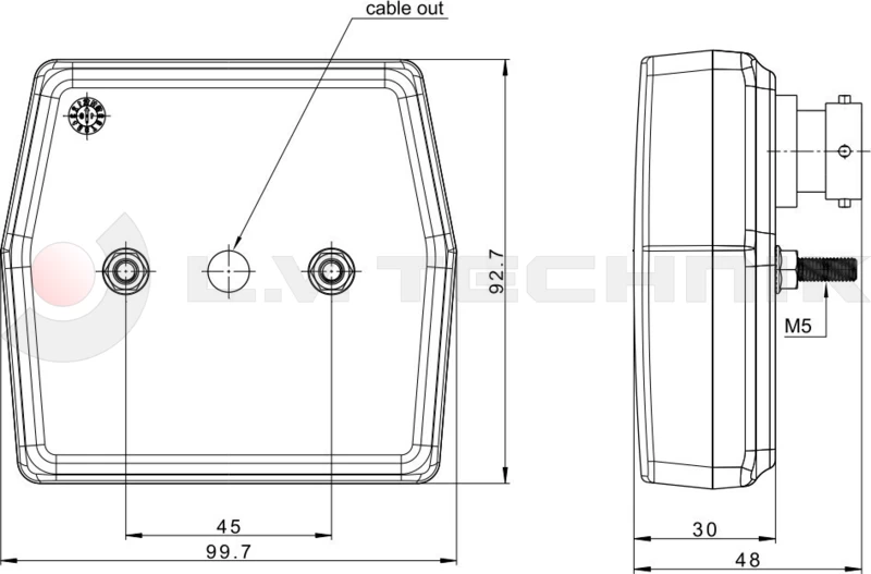 LED lamp 2 functions