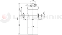 Hydraulic kit 12V/1600W/1727mm steel