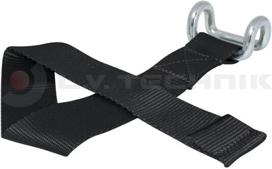 Tarpaulin belt and hook
