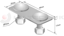 Bracket for tarpaulin belt