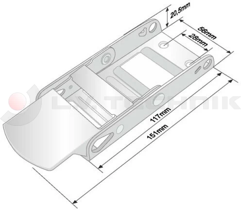 Buckle for tarpaulin belt