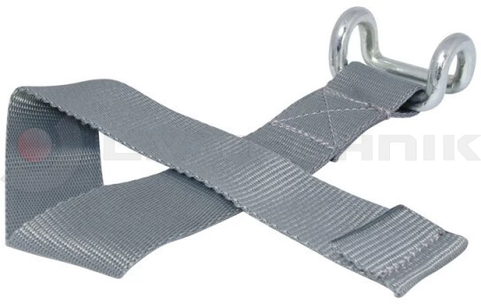 Tarpaulin belt and hook