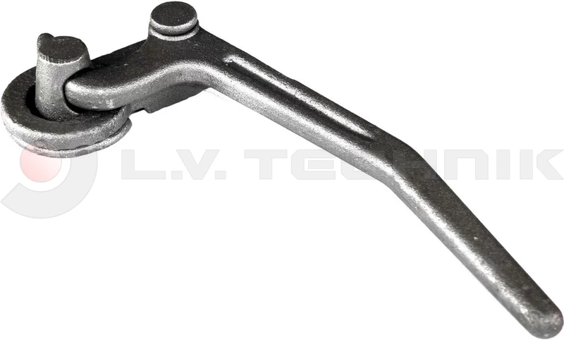 Side panel lock with keeper right