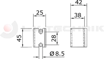 Pillar pocket side Trailer L